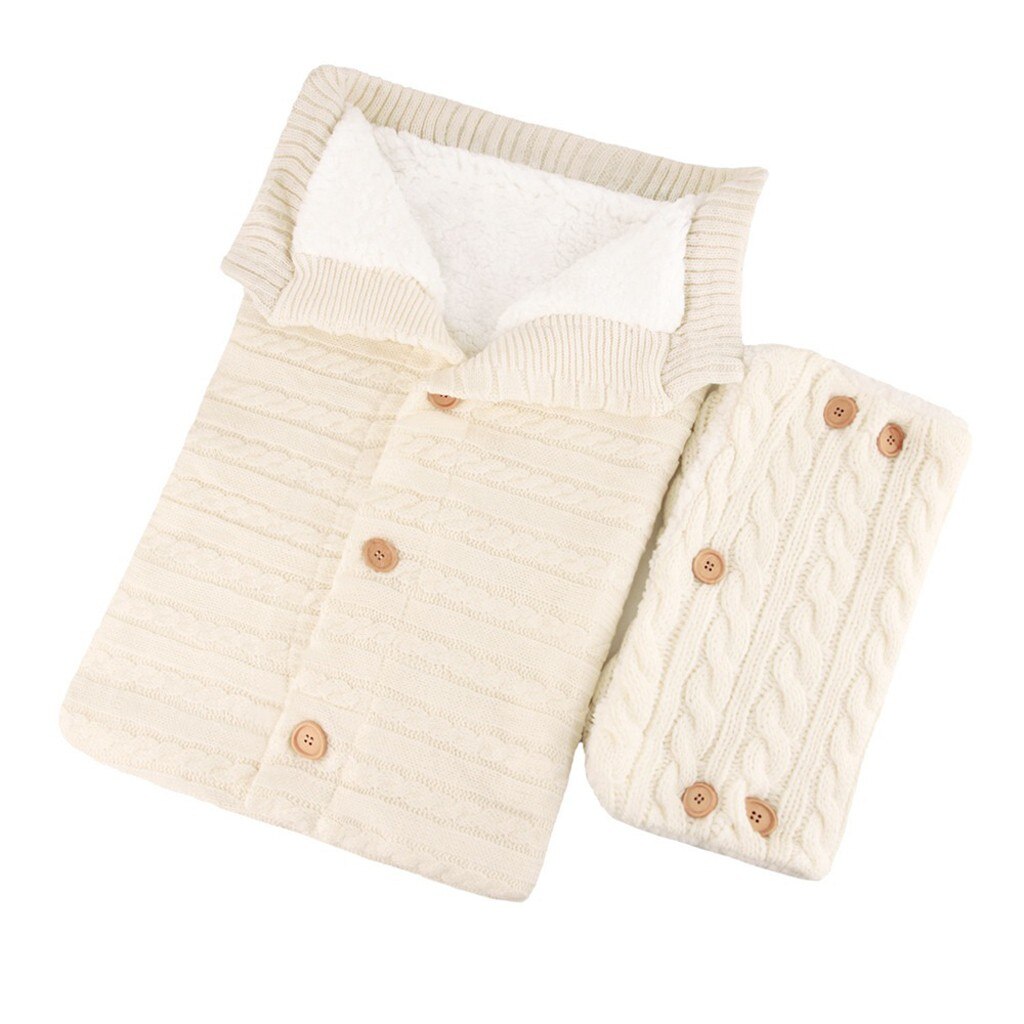 Infant Baby  Swaddle Sleeping Bag Cute Soft Sleep Sack Stroller Wrap+Stroller Gloves - Korvel