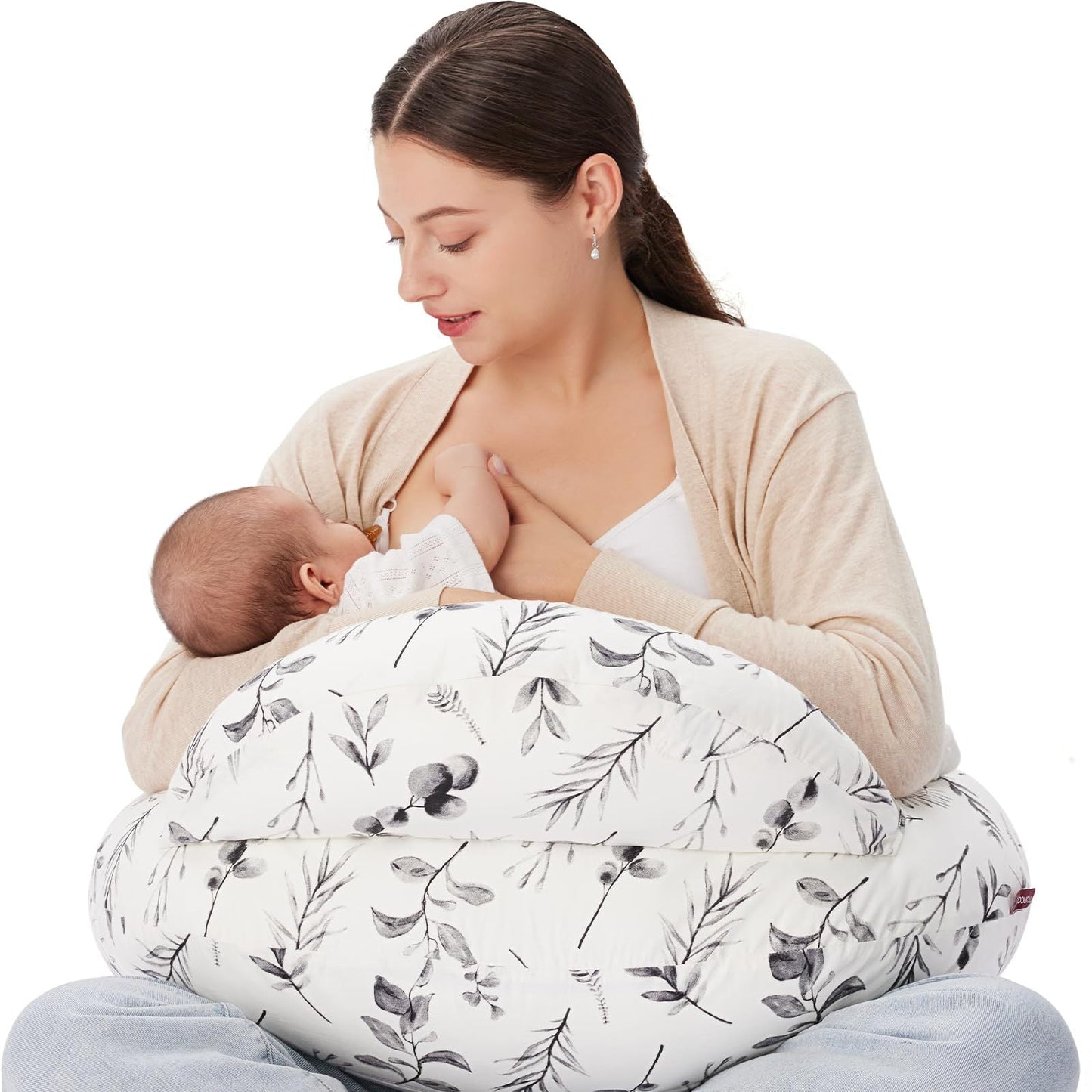 Momcozy Multifunctional Nursing Pillow in Grey