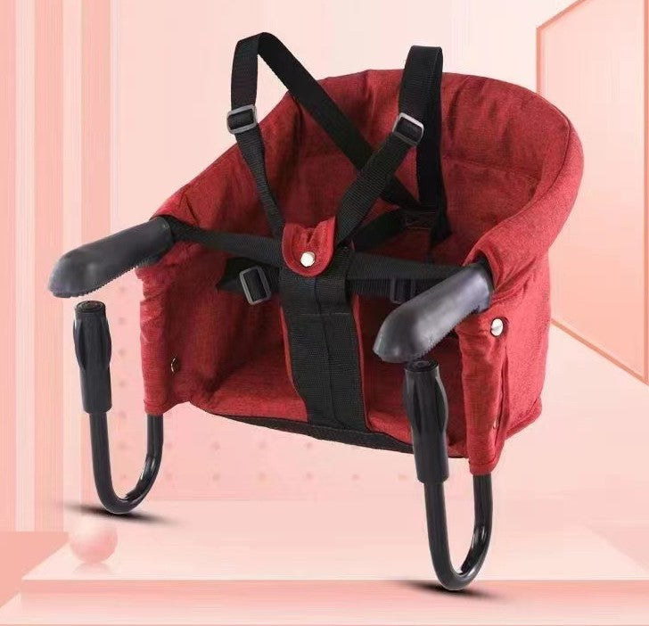 Portable Baby Dining Chair Travel Chair Seats Fast Hook on Table Chairs Foldable Infant Eating Feeding Highchairs for Home - Korvel