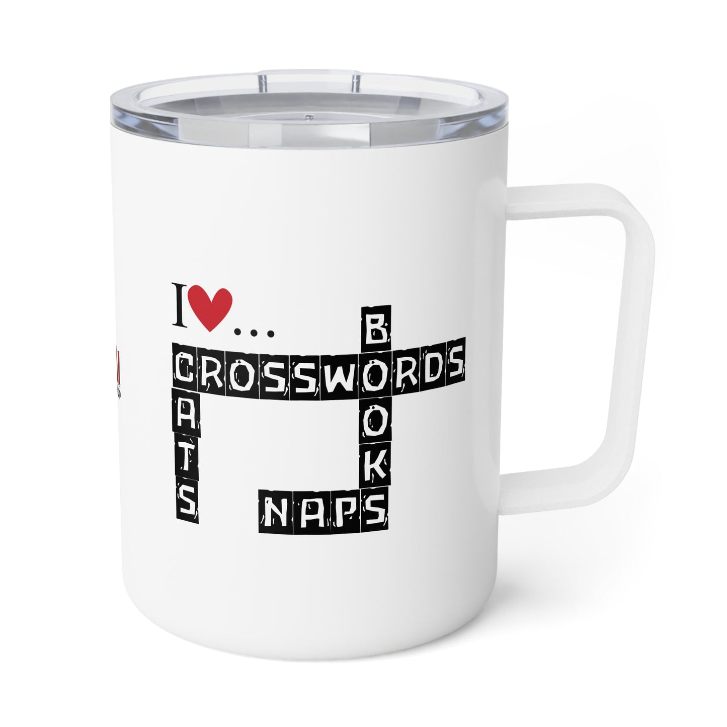 Mug isolé Crosswords and Cats - 10oz