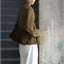 Fashionable and Versatile Cowhide Shoulder Bag