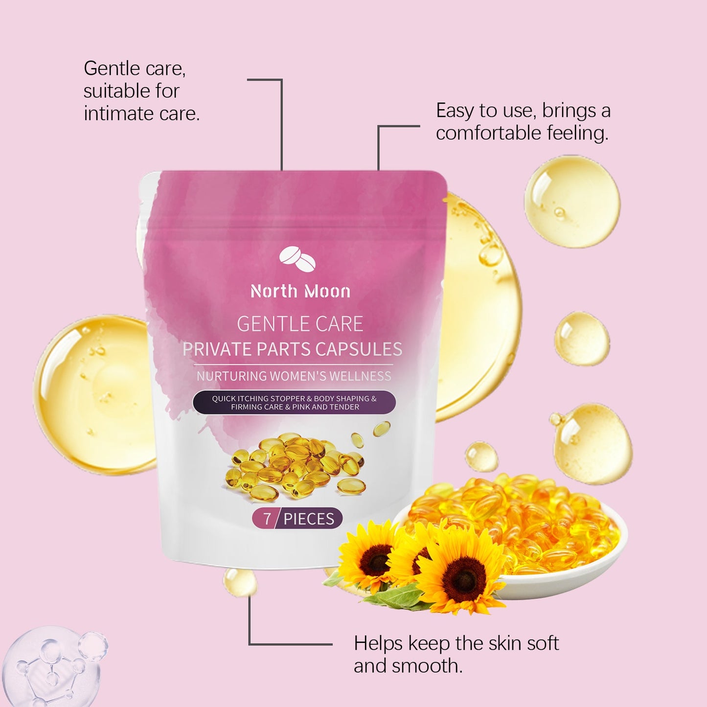 Nourishing Women's Care Capsules for Daily Comfort