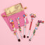 5 pcs Alice Makeup Brushes Design Horsehair Contouring Eyeshadow Brush Eyebrow Brush Lip Brush Beauty Tool - Korvel