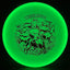 Glow Egg Shell Triceratops - Special Edition Disc Golf Putter