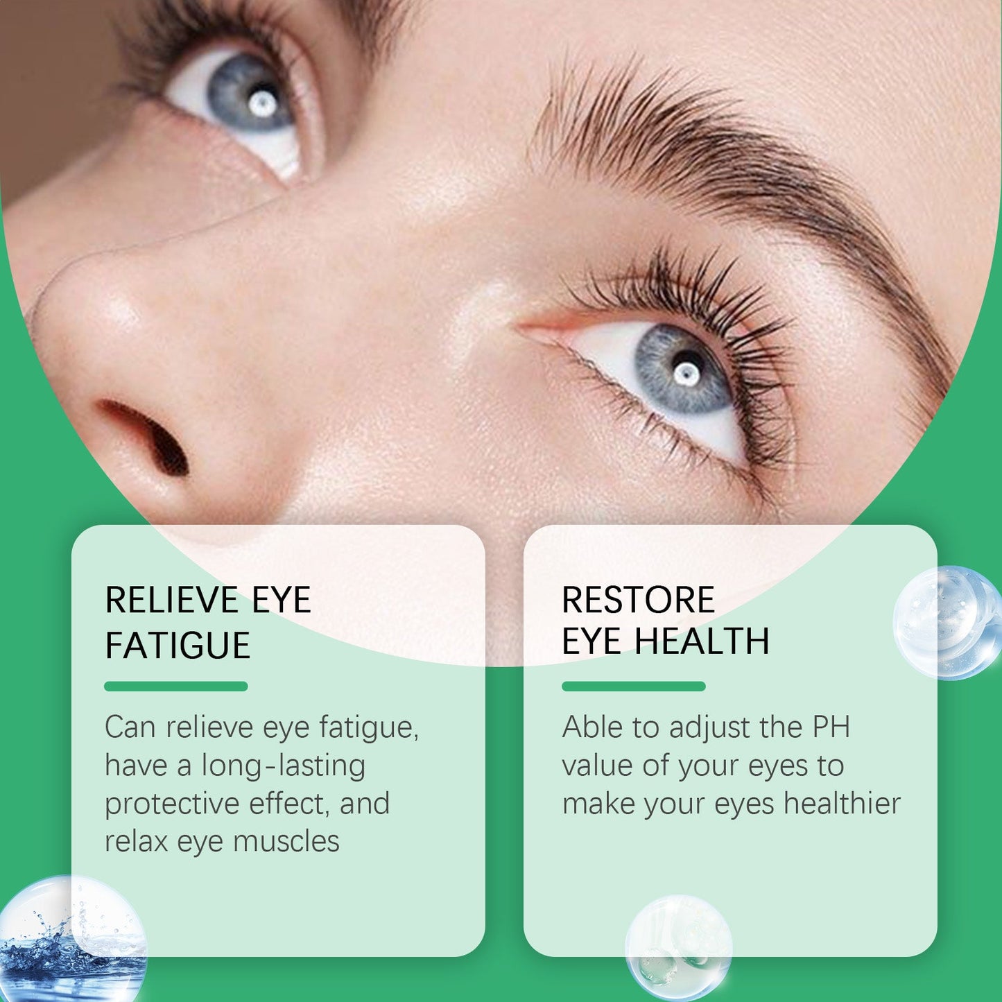 Eye Care Solution Relieves Dryness, Soothes Moisture And Keeps Your Eyes Comfortable Portable Eye Care Drops - Korvel