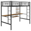 Loft Bed with Desk and Shelf   Space Saving Design Twin - Korvel