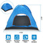 GBruno Carpa Impermeable para 4 Personas