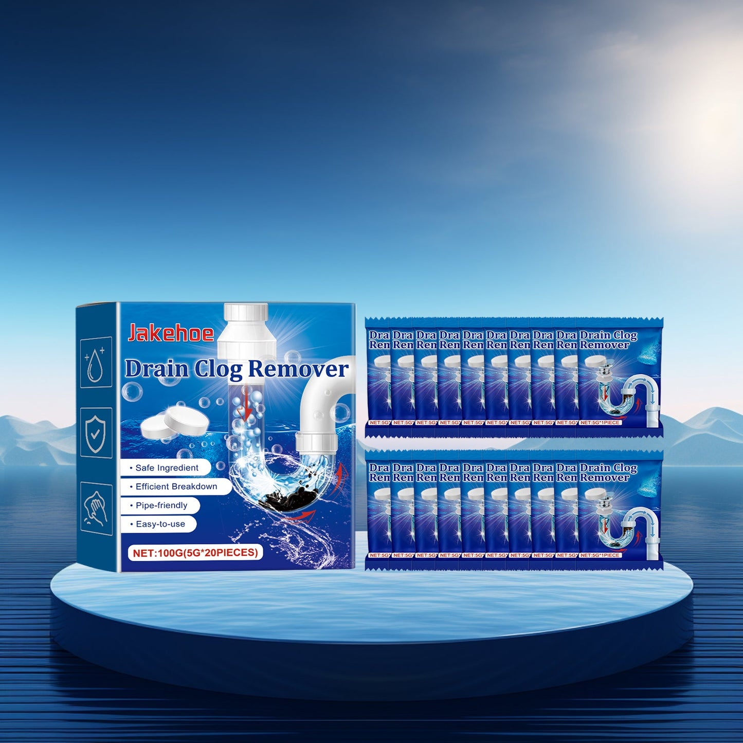 Effervescent Pipe Dredging Agent Tablets for Drain Cleaning