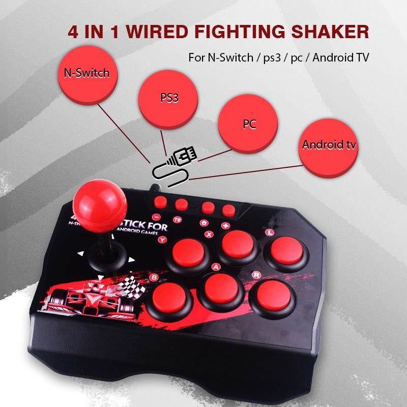 Premium Wired Joystick Controller for Switch, PC, PS3, Android