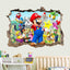 3D Wall Piercing Mary Full Staff Wall Stickers Living Room Bedroom Kindergarten Decoration Background Wall - Korvel