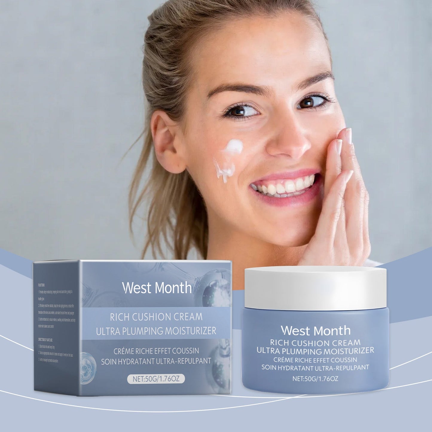 Moisturizing Cream, Moisturizing And Enriching Facial Skin Radiant Moisturizing Cream - Korvel