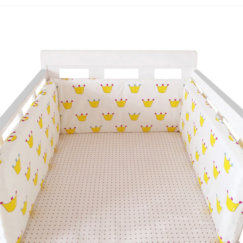 Baby Four Seasons Bed Fence Baby Children Anti fall Cotton Bed Fence Cotton Baby Bed Protective Fence - Korvel