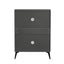 Shoe Cabinet , Shoe storage shelves, Grey - Korvel