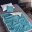 2 in 1 Flannel Cushion Blanket car sofa lumbar throw pillow air conditioning blanket foldable patchwork quilt blanket Bedding - Korvel