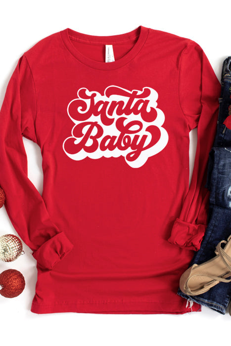 Santa Baby Long Sleeve Tee - Korvel