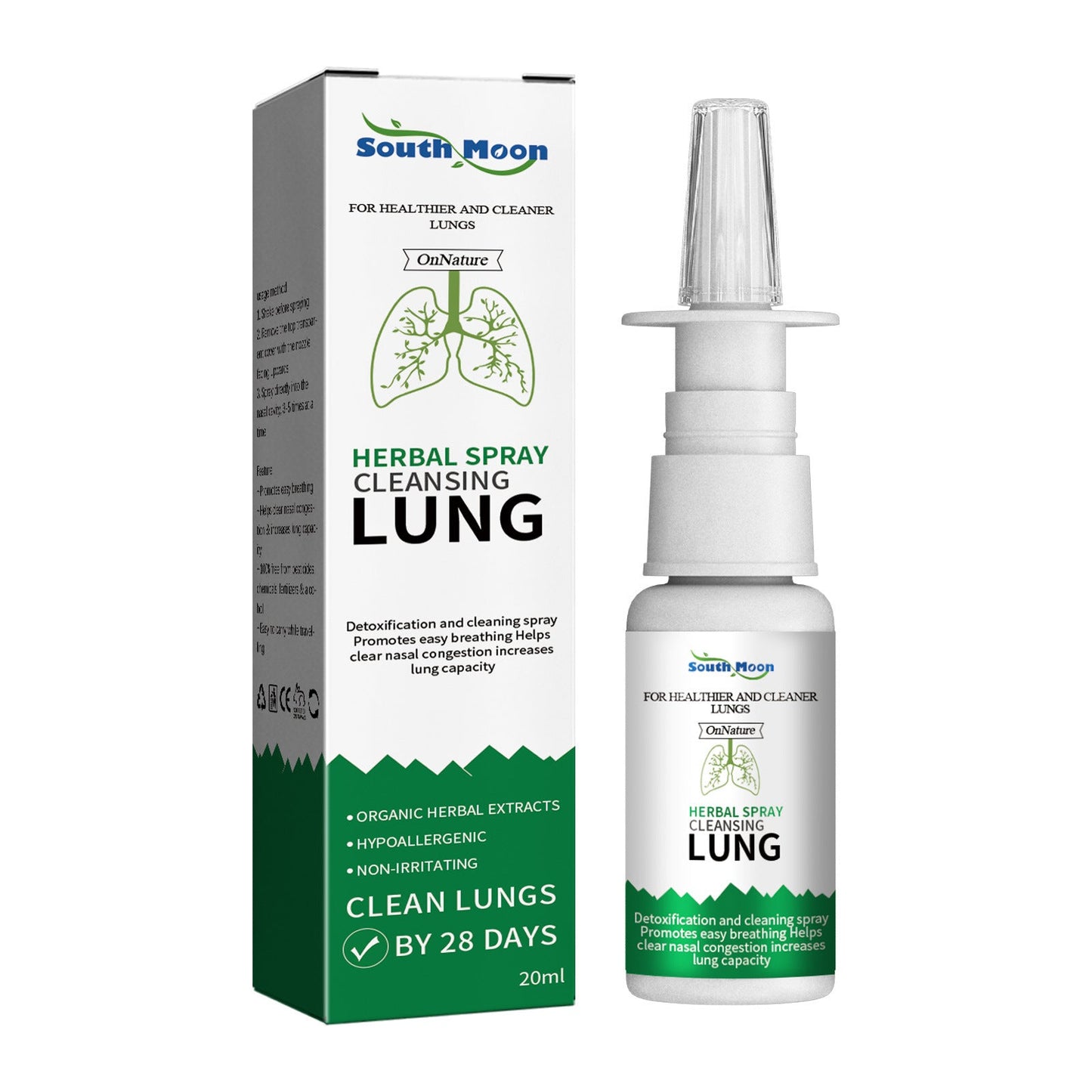 Spray Limpiador Nasal Herbal para Comodidad y Cuidado