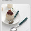 Set of 4 Stainless Steel price Creative Stainless Steel Colorful Pearl Handle Spoon Fork Knife High End Cutlery Set - Korvel