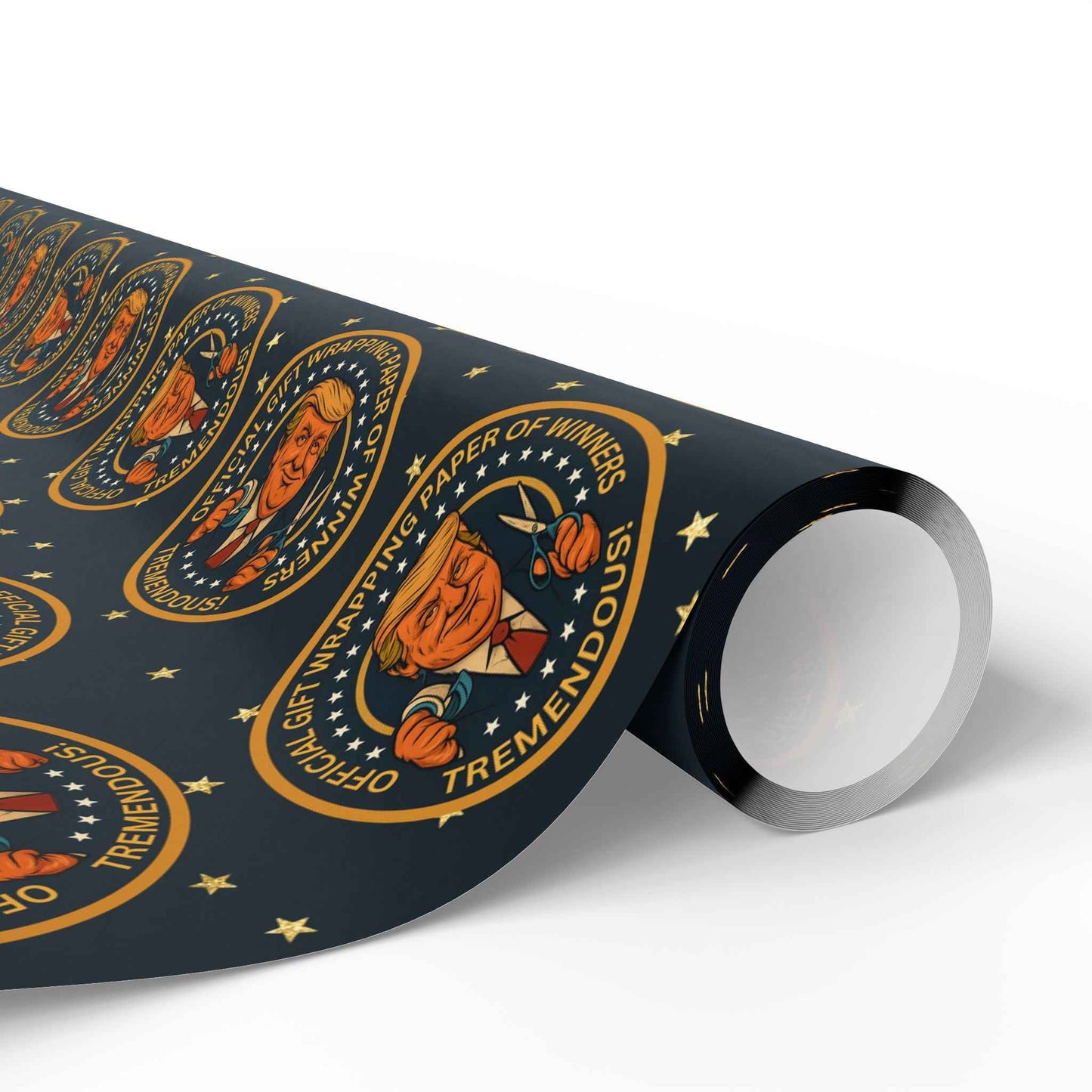Political Parody Gift Wrapping Paper - Tremendous Seal Design