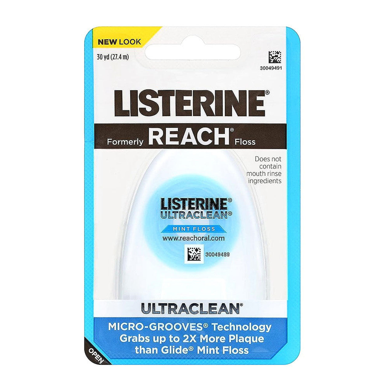 Listerine Ultraclean Mint Dental Floss - 30 Yards