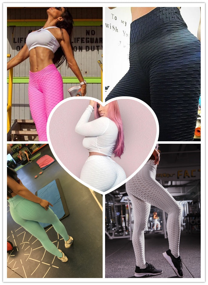 Booty Lifting Anti Cellulite Scrunch Leggings Without Pocket - Korvel