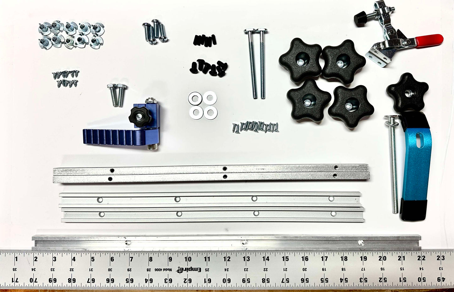Paquete Completo de Hardware para Sled de Sierra de Banco Compacta