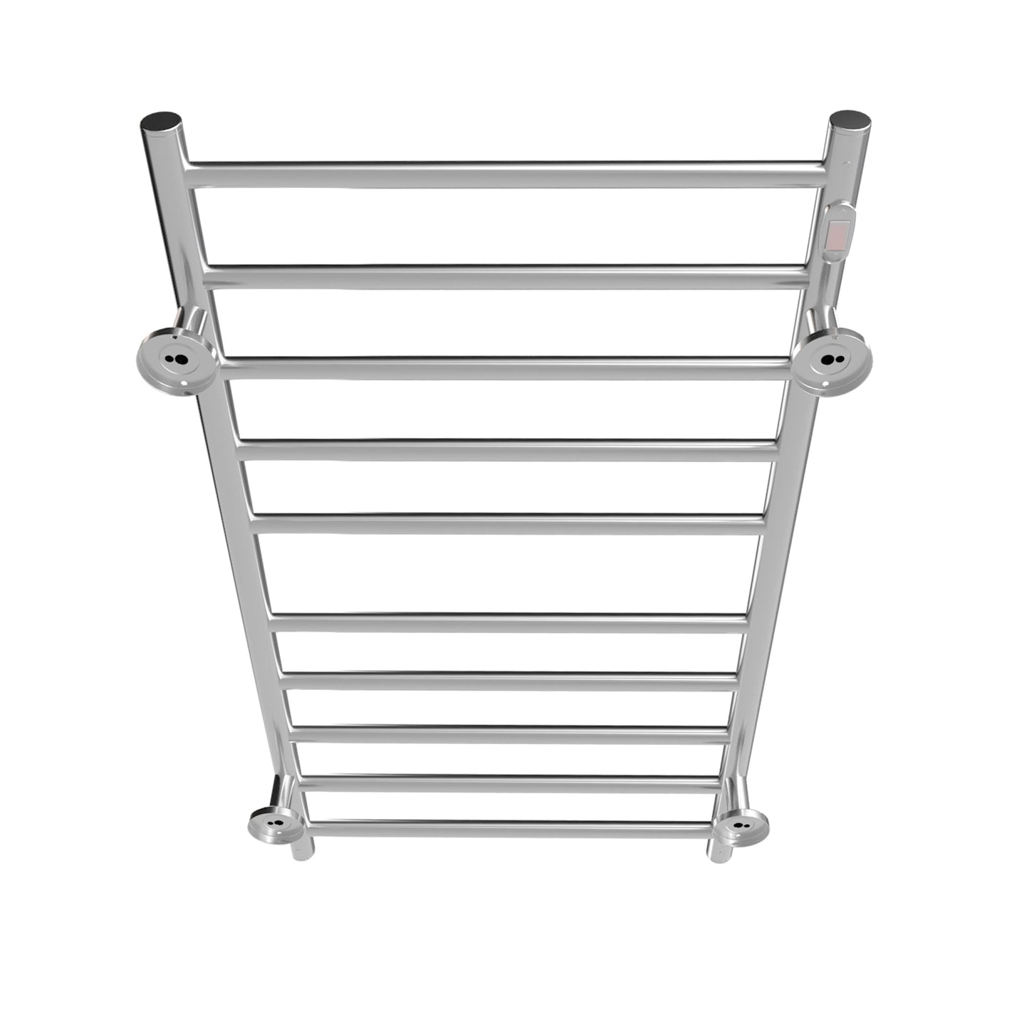 Electric Heated Towel Rack for Bathroom Wall Mounted Towel Warmer 10 Stainless Steel Bars Drying Rack - Korvel