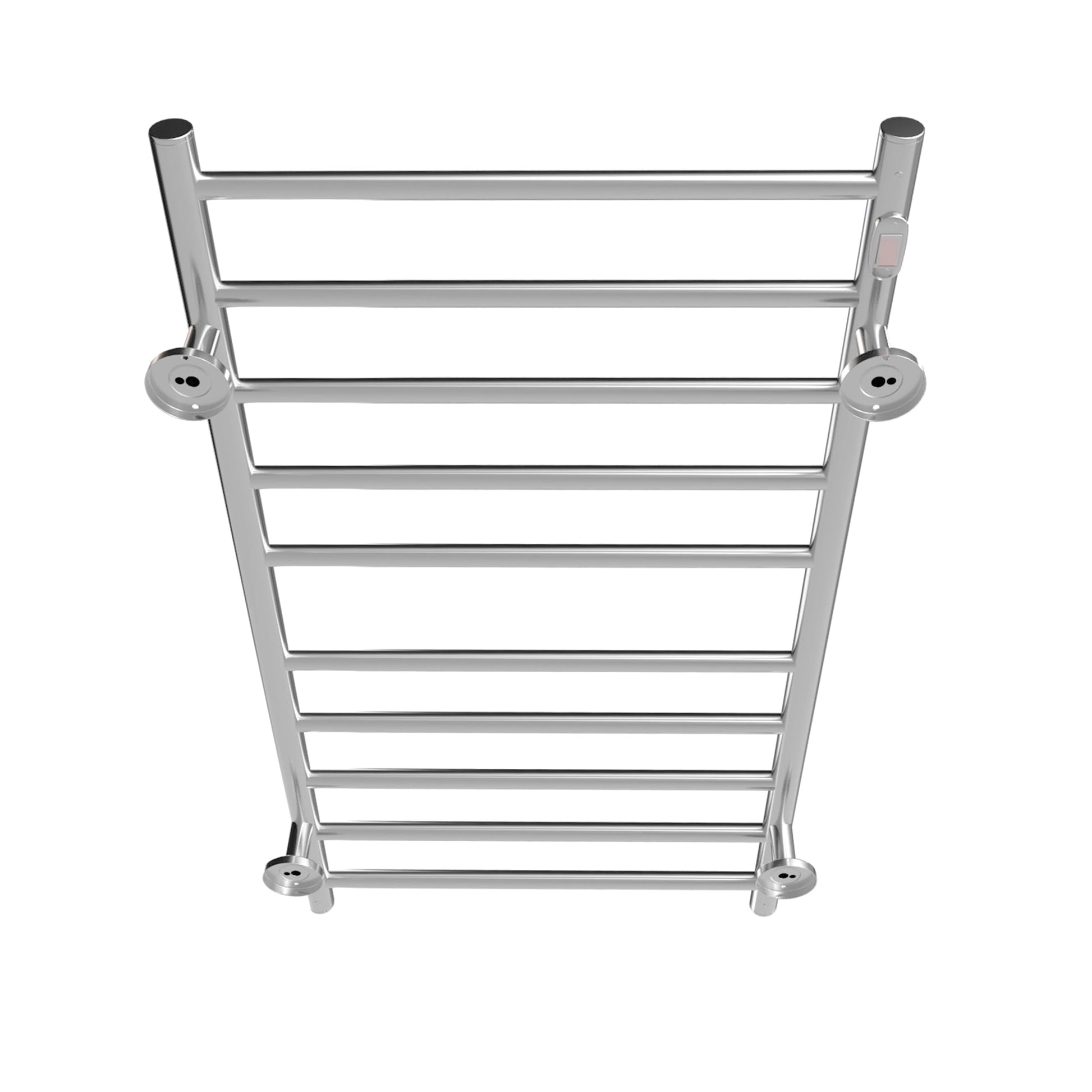 Electric Heated Towel Rack for Bathroom Wall Mounted Towel Warmer 10 Stainless Steel Bars Drying Rack - Korvel