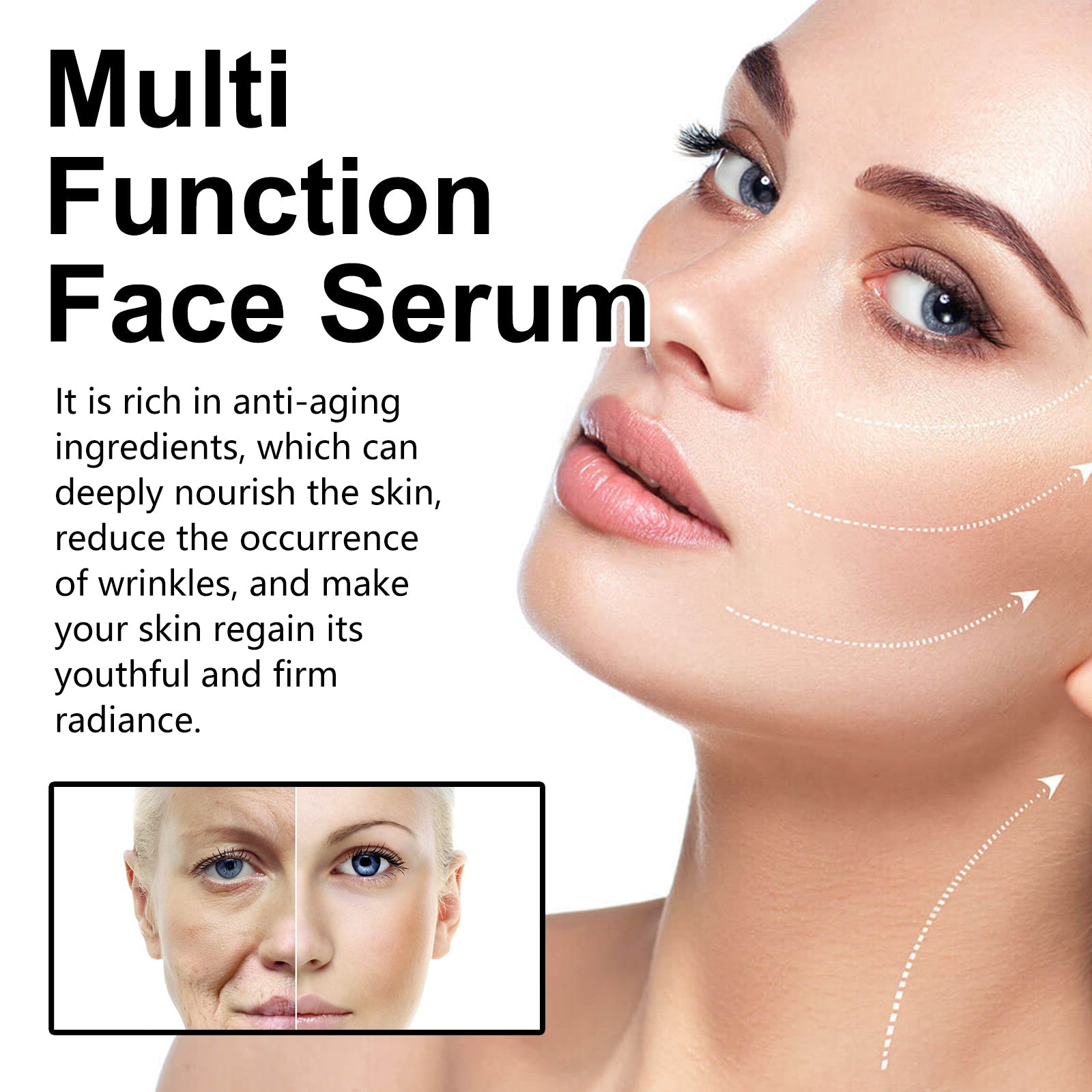 Multi Function Face Serum, Moisturize And Soften Fine Lines And Wrinkles - Korvel