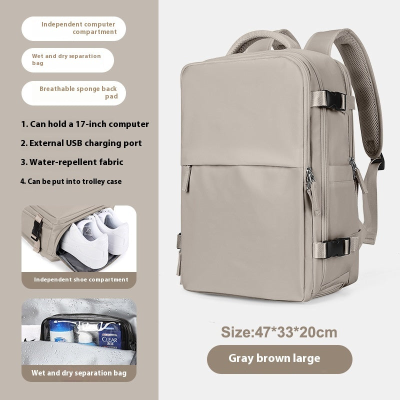 Mochila Expandible Premium para Viajes y Negocios