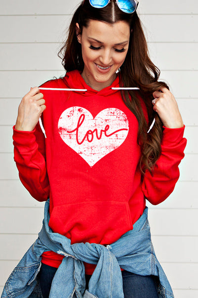 Sudadera con capucha Love 4586
