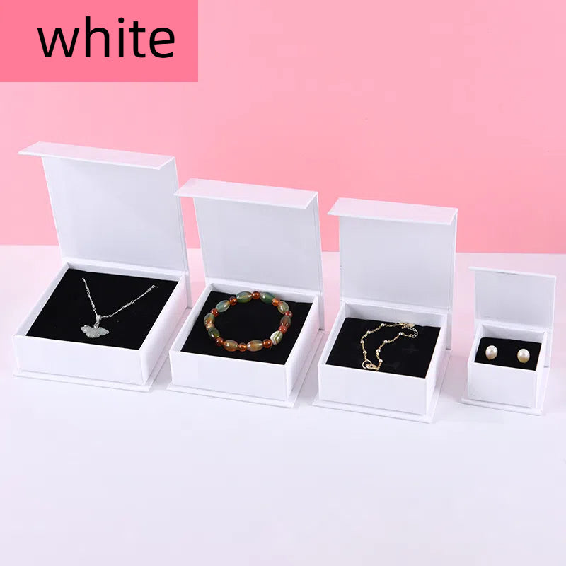 Flip up box jewelry packaging earrings rings necklaces storage gift boxes bracelets earrings paper boxes - Korvel
