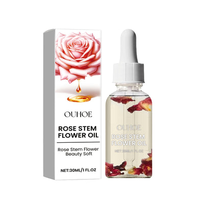 Rose Stem Flower Oil, Body Skin Massage Treatment Moisturizing And Firming Loose Skin Slimming Treatment Oil - Korvel