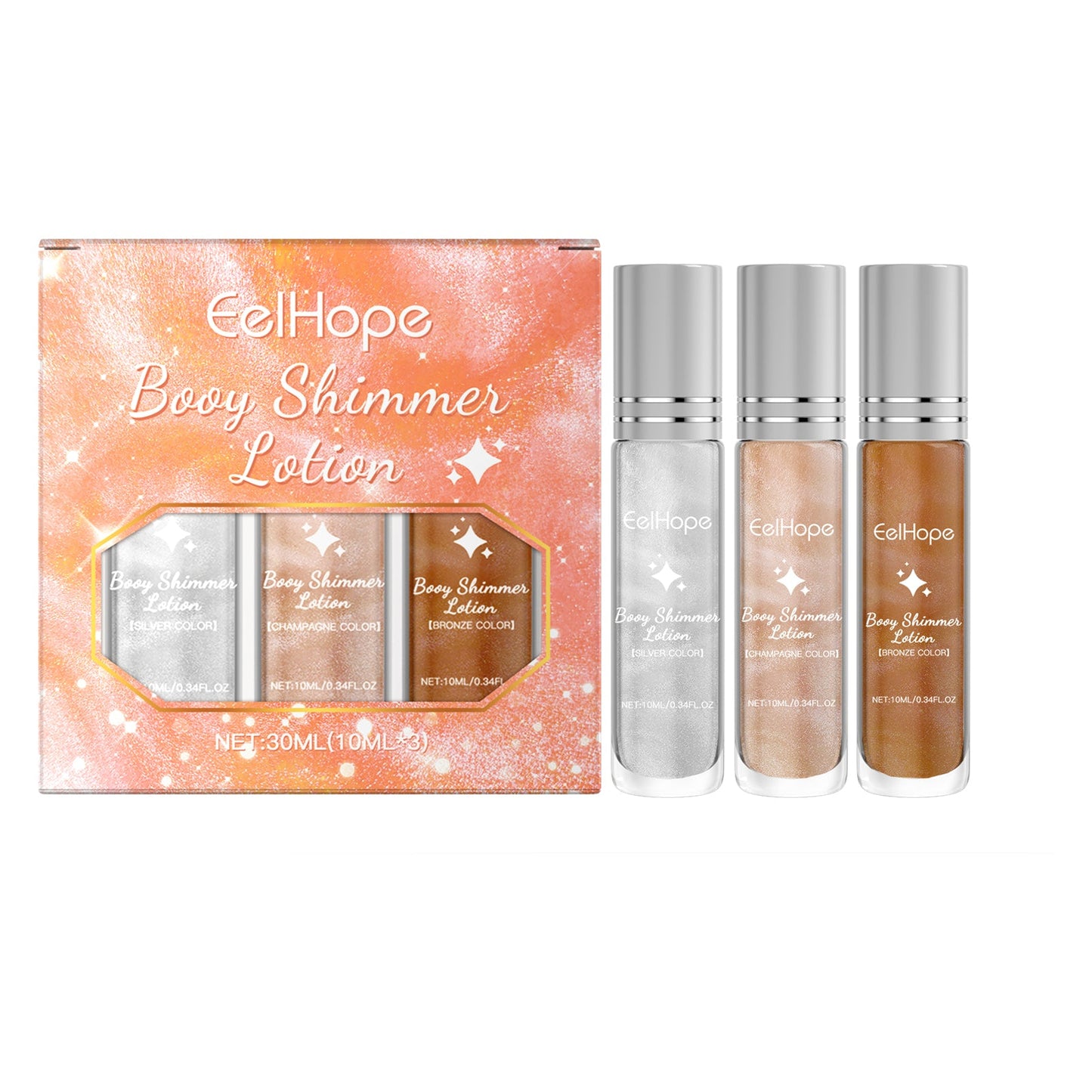 Face Highlight Oil Stick Set Party Ball Show Makeup Ball Liquid Fluorescent Highlight Oil - Korvel