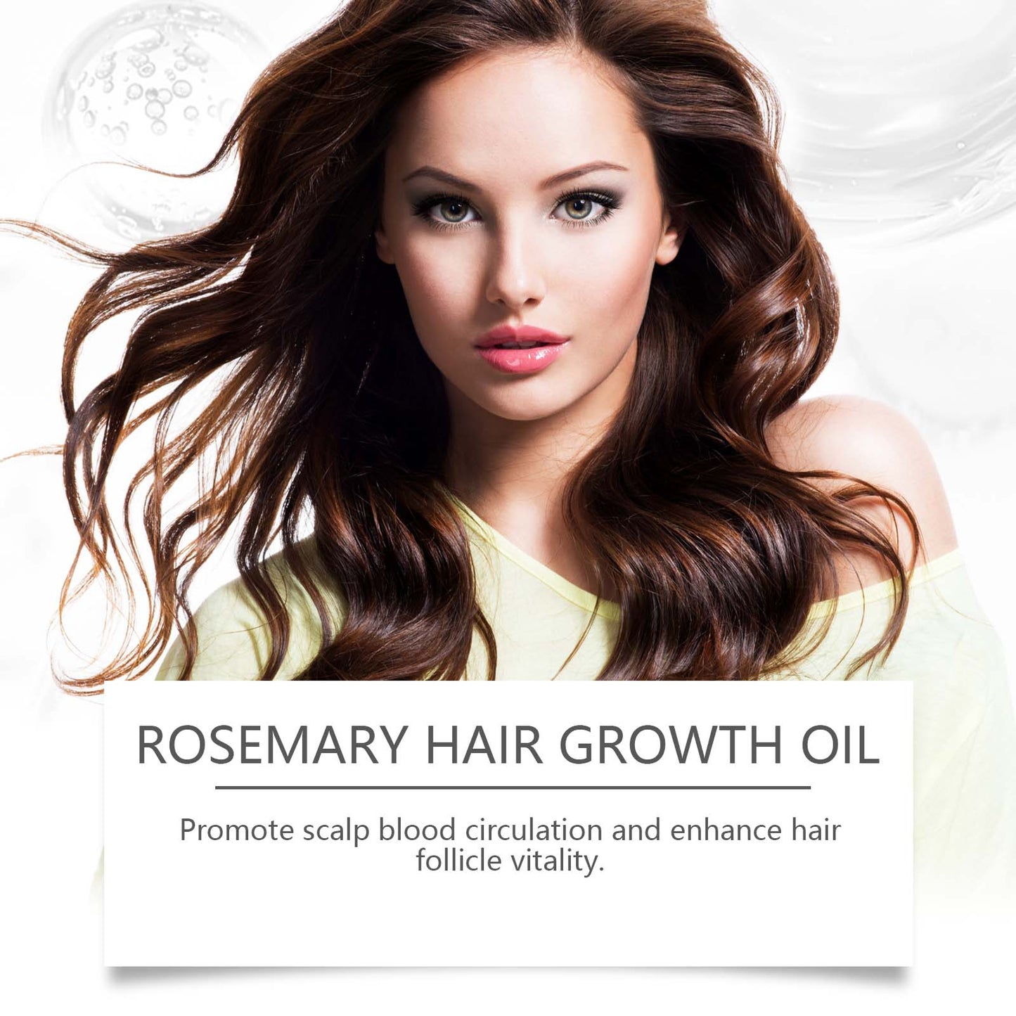 Rosemary Hair Care Essential Oil Soft Luster Hair Solid Dry Hair Fluffy Hair Care Scalp Essential Oil - Korvel