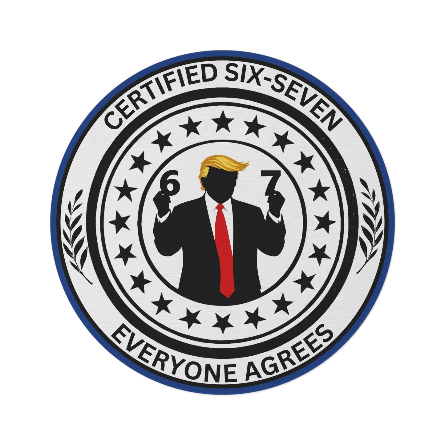 Alfombra Redonda Certificada de Seis a Siete