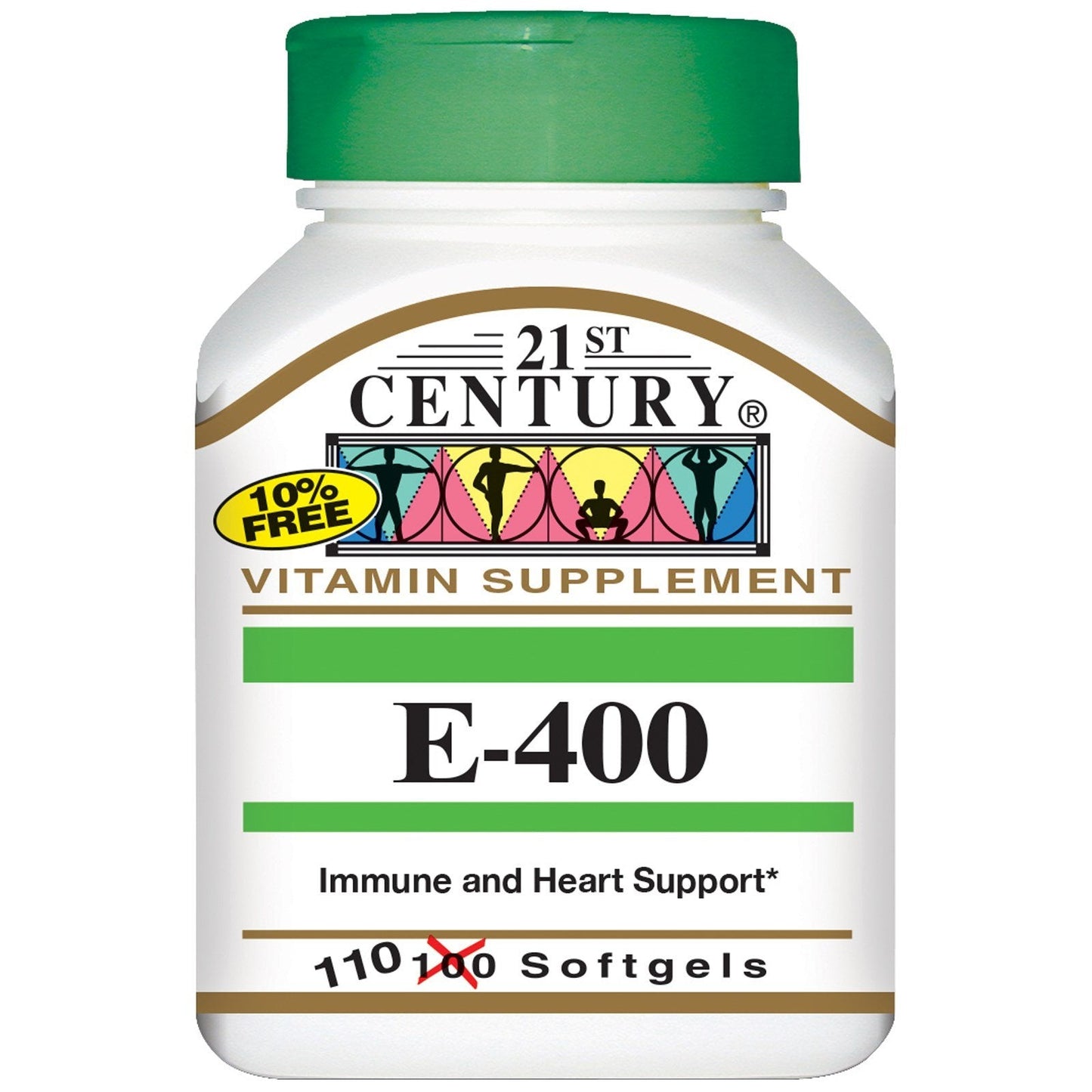 Vitamine E du 21ème siècle, 180 mg (400 UI), 110 gélules molles
