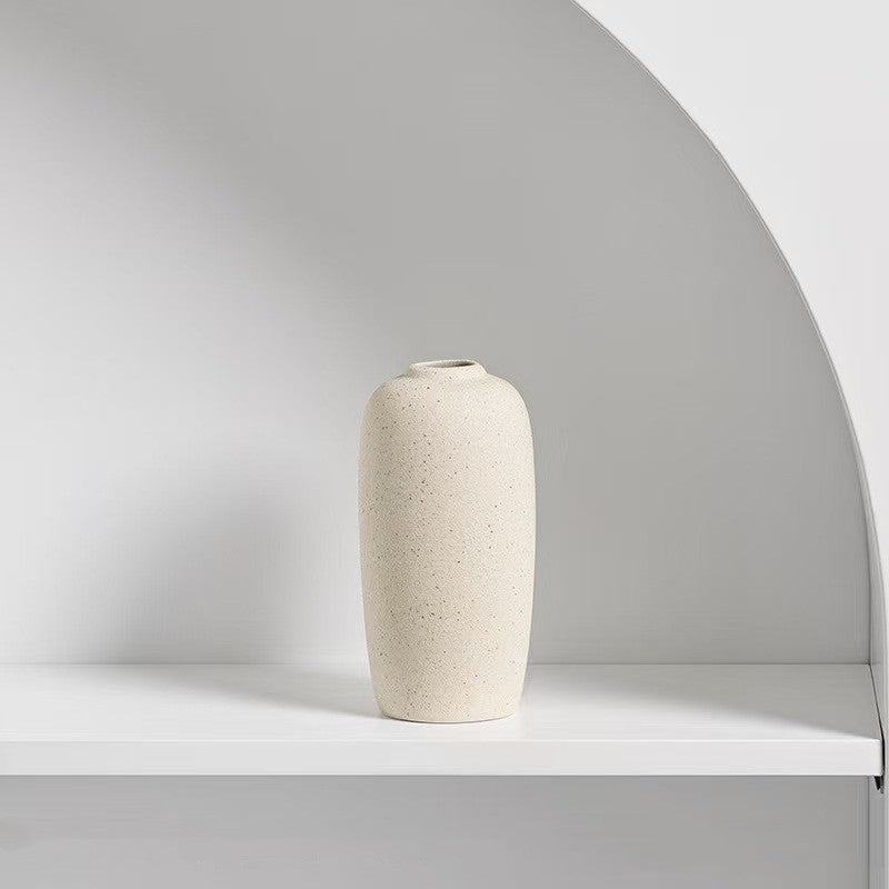 Ceramic Vases Ins Minimally Creative Home Dried Flowers Simulated Flowers Mini Small Flower Utensils Office Ornaments - Korvel