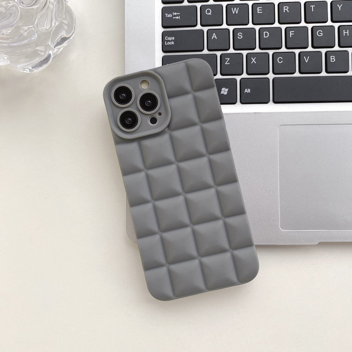 Premium Stereo Lattice Phone Cover for iPhone 14 Pro Max