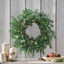 Elegant 24.5" Leaves Wreath for Home Decor