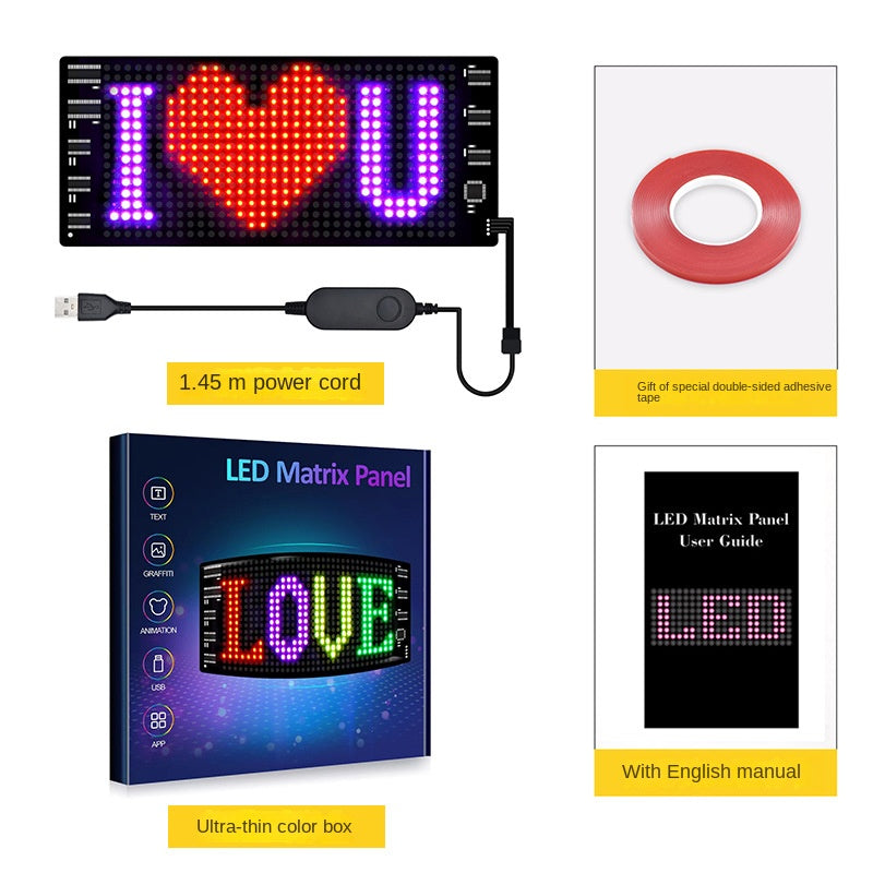 Flexible LED Advertising Screen LED Soft Panel APP Bluetooth Car Display - Korvel
