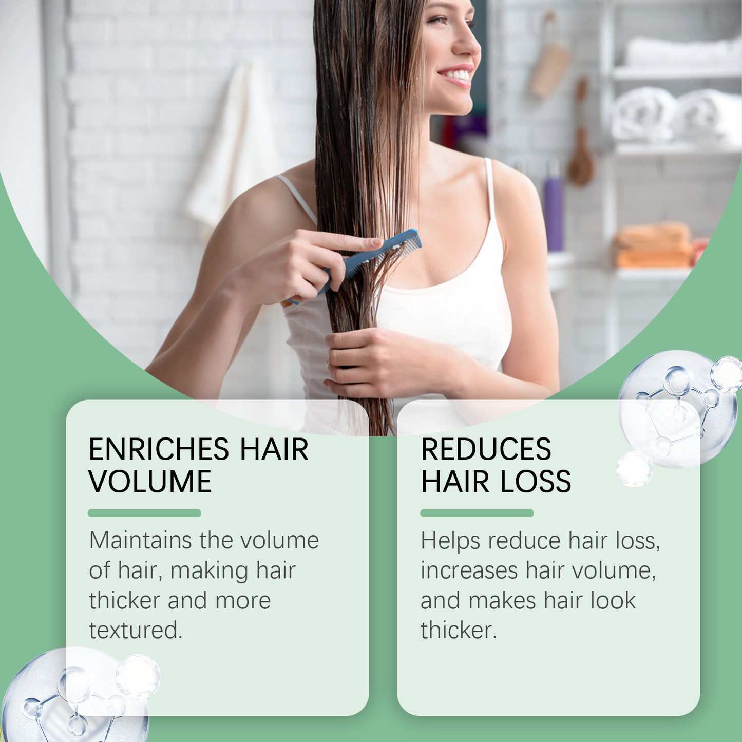 Hair Care Essence Soft, Fragrant And Nourishing Hair, Soft, Bright And Moisturizing Hair Care Essence - Korvel