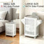 RollEase Modern Laundry Hamper with Wheels