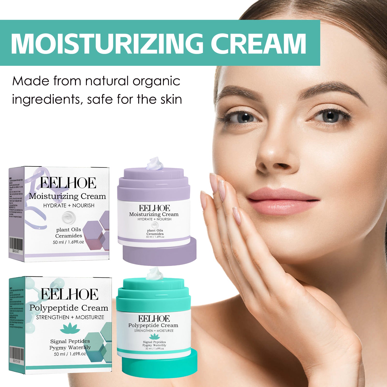 Moisturizing Cream, Brightening Whitening Moisturizing Skin Care Cream - Korvel