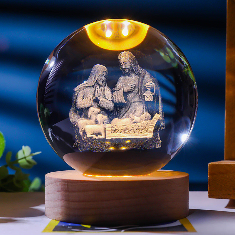 Starry Sky 3D Micro Landscape Crystal Ball Ornament
