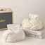 Ceramic Tissue Box Silver Twine Grain Napkin Carton Toilet Paper Holder Napkin Dispenser Holder Home Decoraction Organizers - Korvel