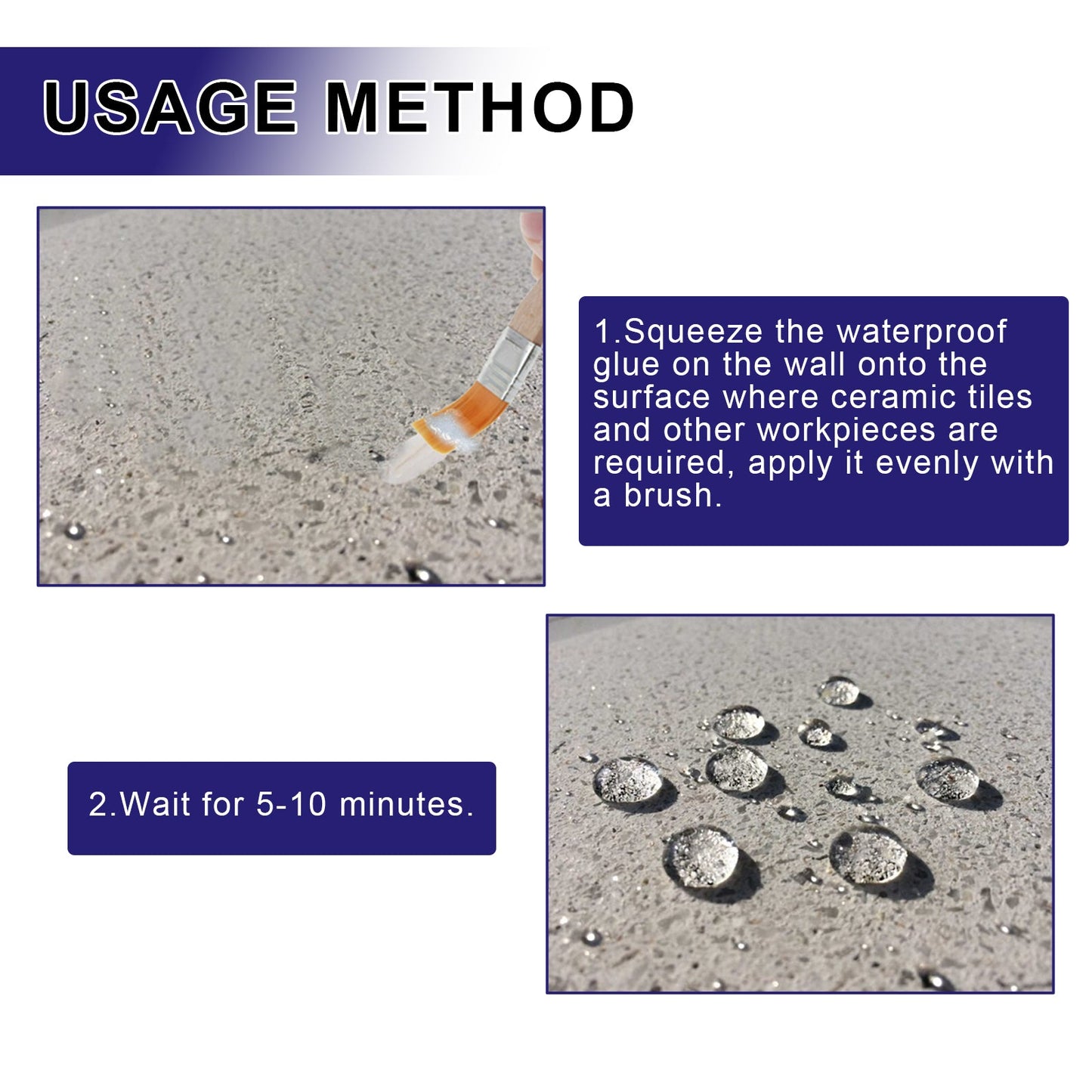 Invisible Waterproof Agent, Toilet Kitchen Waterproof Paint Exterior Wall Balcony Roof Tile Leak Repair Glue - Korvel