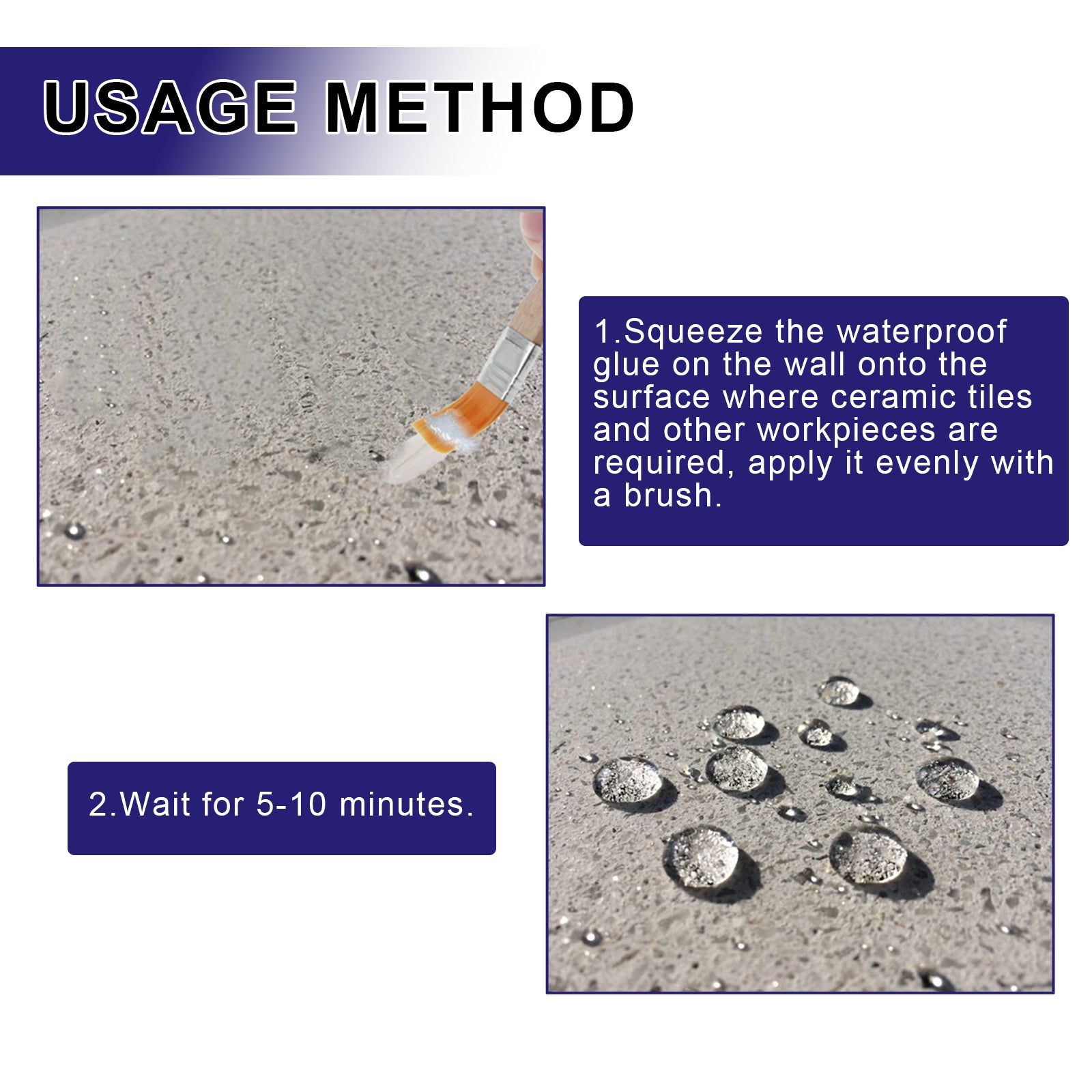 Invisible Waterproof Agent, Toilet Kitchen Waterproof Paint Exterior Wall Balcony Roof Tile Leak Repair Glue - Korvel