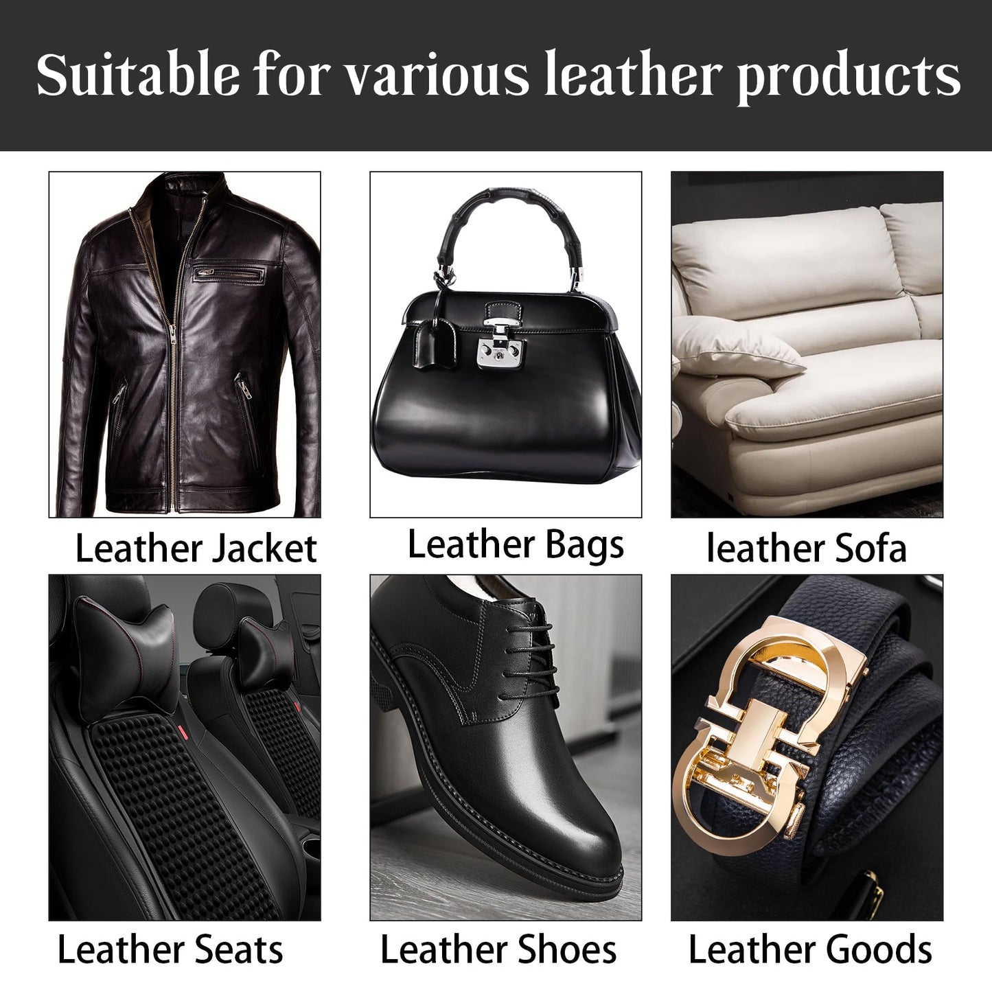 Onguent de soin en cuir premium pour meubles et chaussures