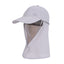 1pc Summer Baseball Cap with Detachable 360° Neck Sun Flap. For men, hiking, fishing, outdoor. - Korvel
