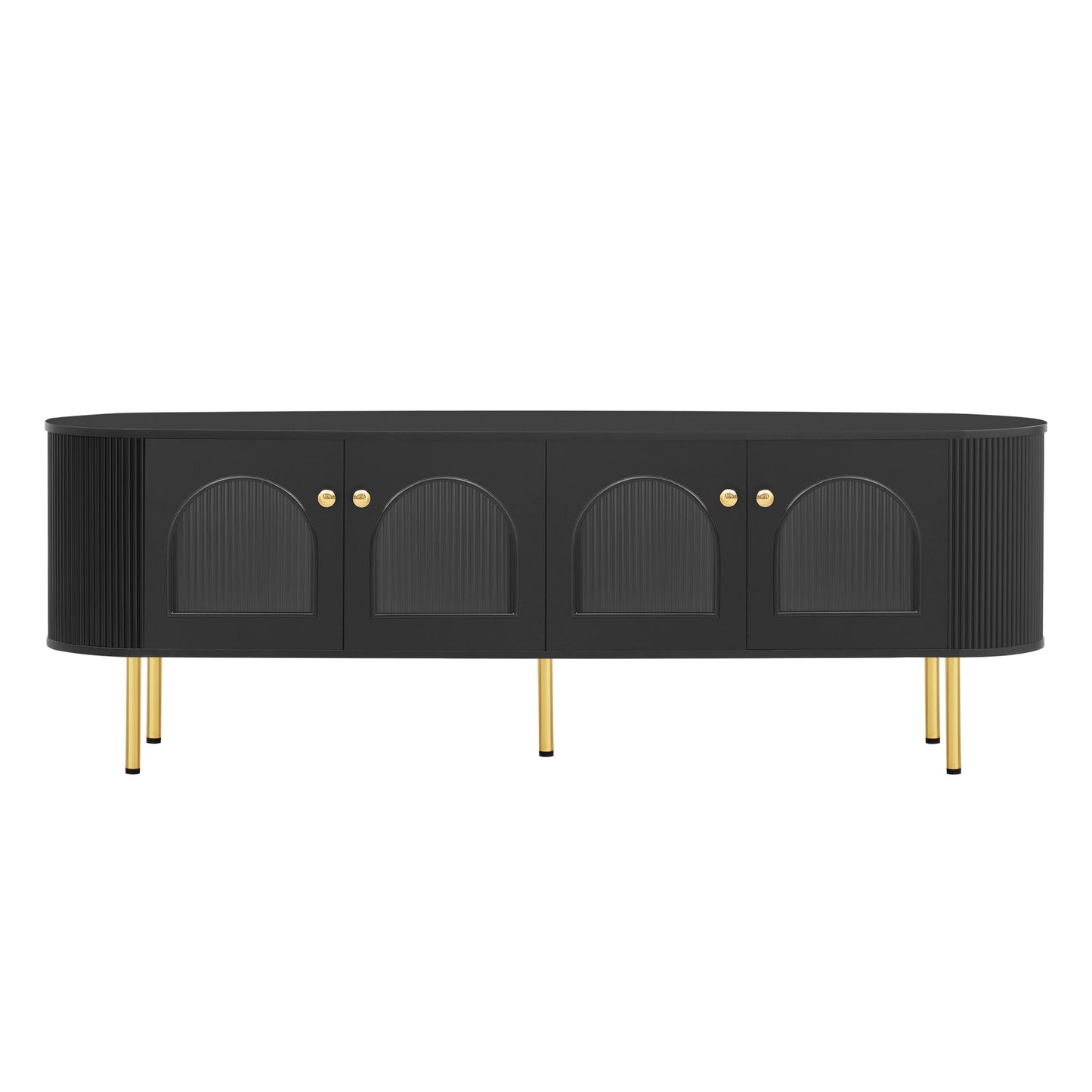 Soporte de TV Moderno U-Can para TVs de hasta 80 Pulgadas - Negro